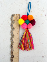 Load image into Gallery viewer, PomPom Flower Tassel-Multicolors
