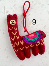 Load image into Gallery viewer, Llama tassels- Red
